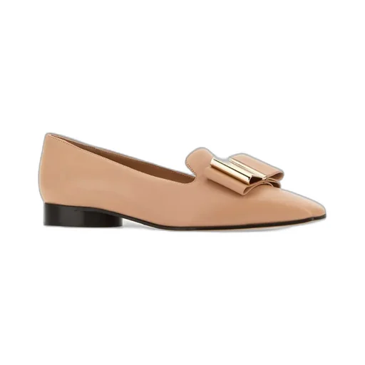 Bow Detailed Slip-On Loafers