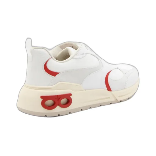 Round-Toe Lace-Up Sneakers