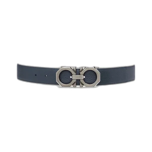 Logo Buckled Reversible Belt