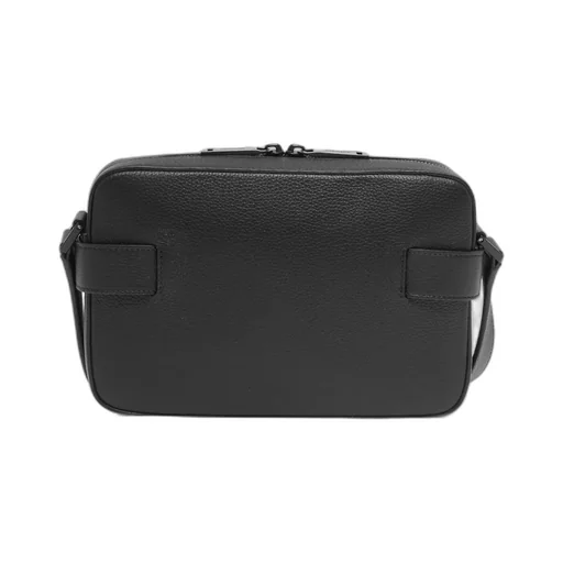 Gancini-Plaque Zipped Shoulder Bag