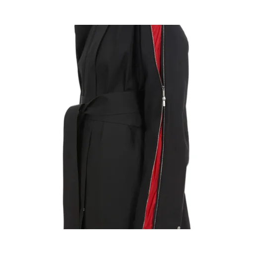 High-Neck Belted Waist Coat