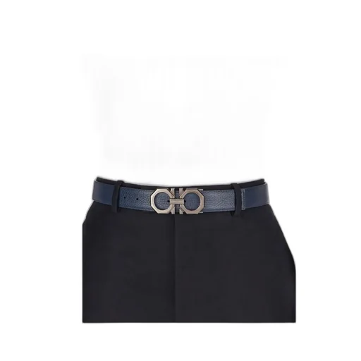 Logo Buckled Reversible Belt