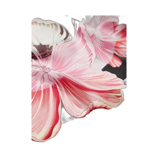 Floral Pattern Silk Scarf