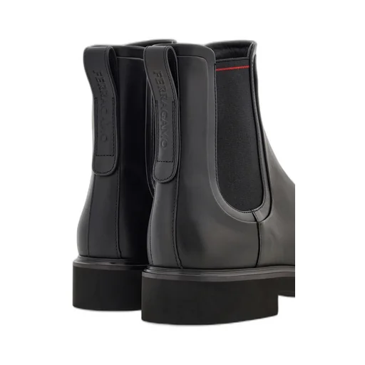 Round-Toe Chelsea Boots