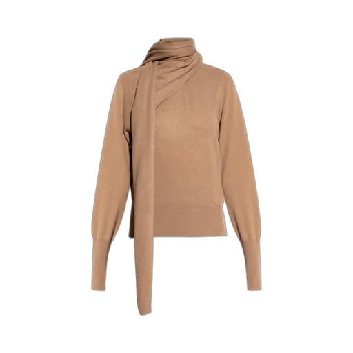 High-Neck Long-Sleeved Sweater