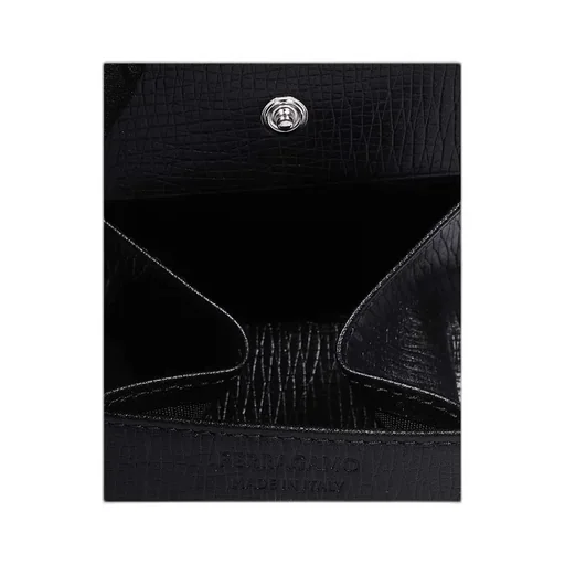 Logo Plaque Snaped Wallet