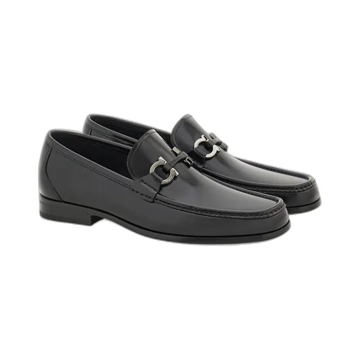 Gancini Horse Buckle Loafers