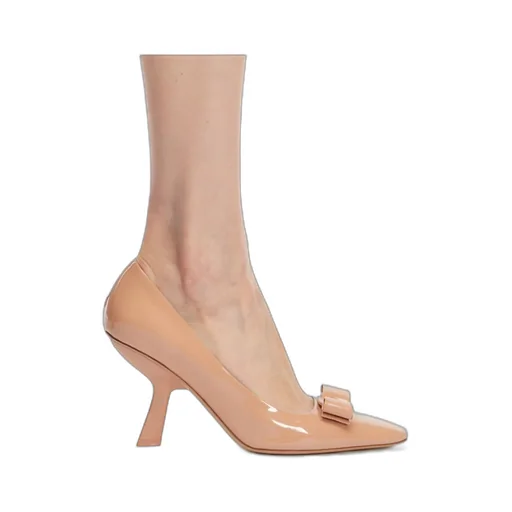 Square-Headed High Heels