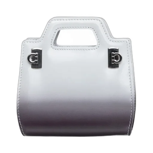 Double Gancini Buckle Shoulder Bag