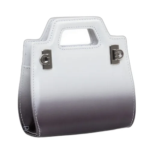 Double Gancini Buckle Shoulder Bag