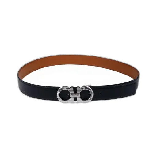 Gancini Buckle Reversible Belt