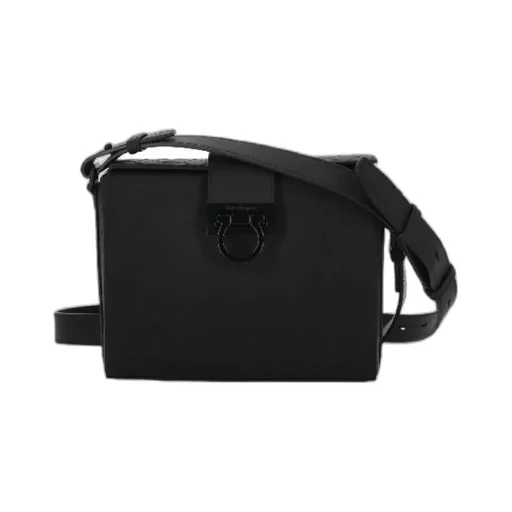 Gancini Embossed Shoulder Bag