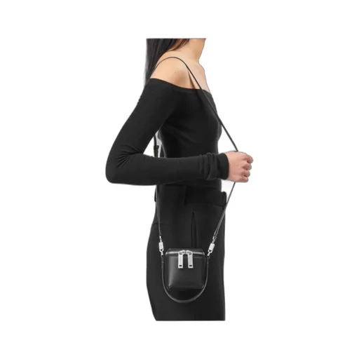 Micro Zip-Around Mini Bucket Bag