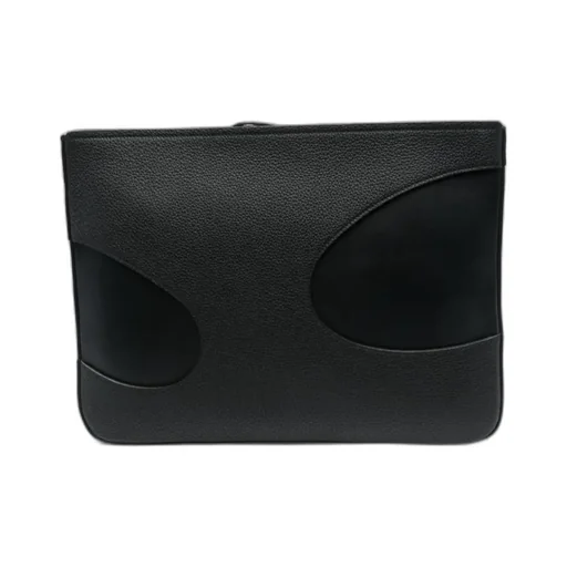 Hollowed-Out Detail Logo Handbag