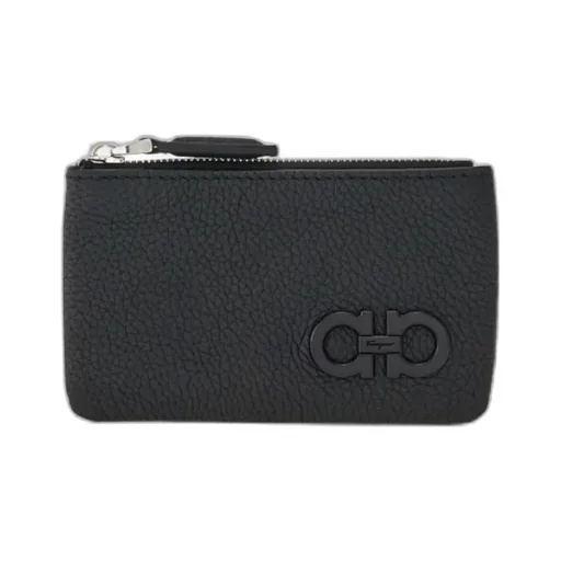 Gancini Leather Keyring