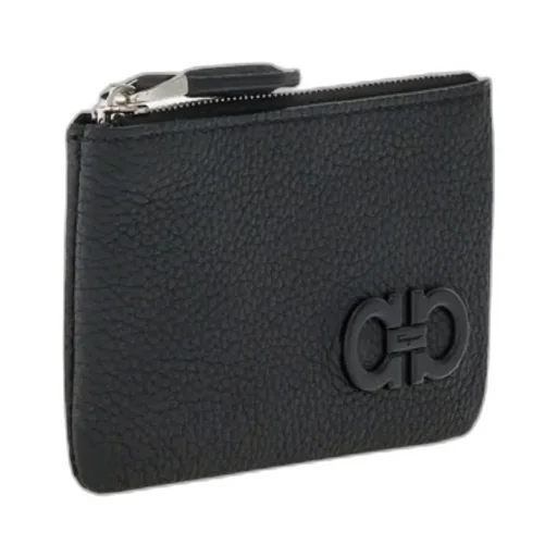 Gancini Leather Keyring