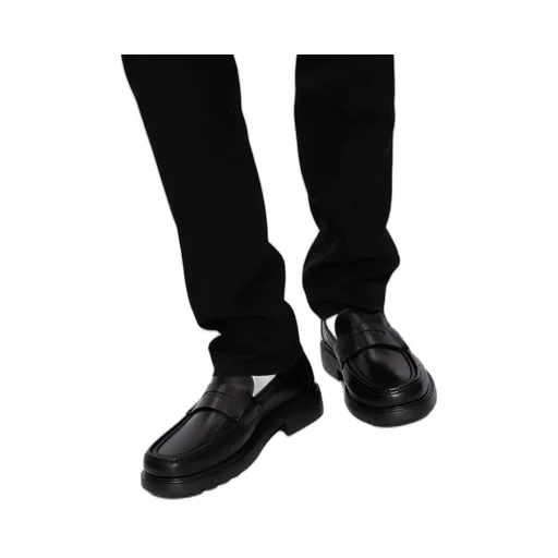 Penny-Slot Leather Loafers