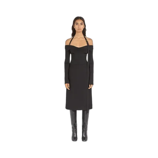 Off-Shoulder Midi Dress