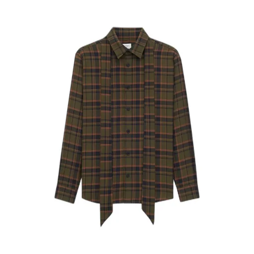 Cassandre LavalliÈRe Shirt In Cotton Plaid