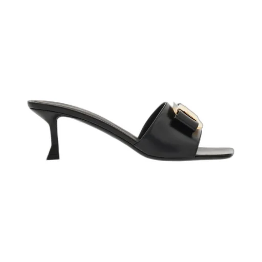 Bow-Detailed Slip-On Sandals
