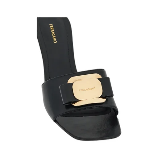 Bow-Detailed Slip-On Sandals