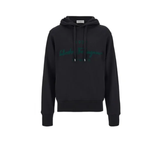 Embroidered-Logo Hoodie