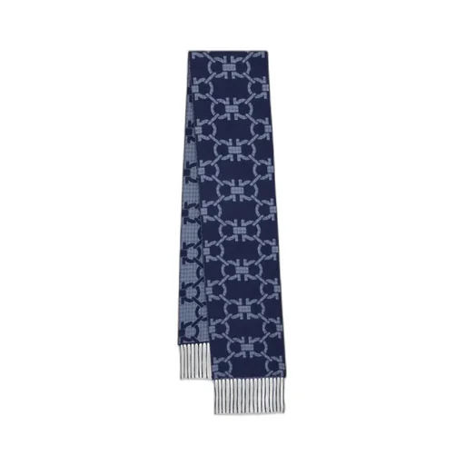 Gancini-Logo Wool Scarf