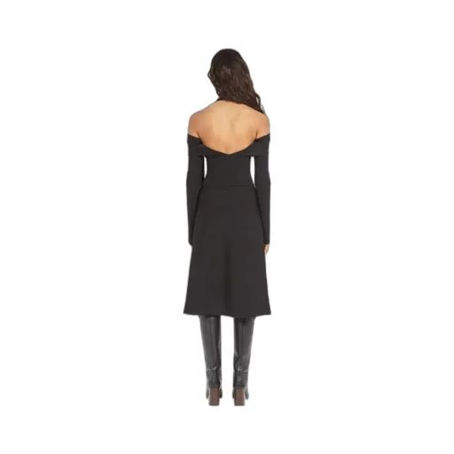 Off-Shoulder Midi Dress