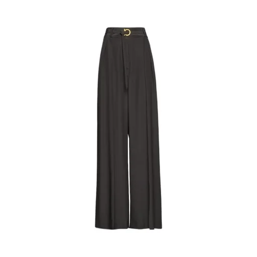 Belted Palazzo Trousers