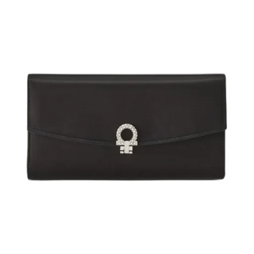 Gancini-Logo Clutch Bag