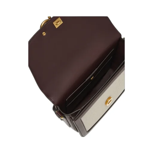 Gancini Plaque Crossbody Bag
