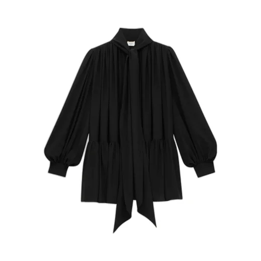 LavalliÈRe Dress In Silk Crepe De Chine