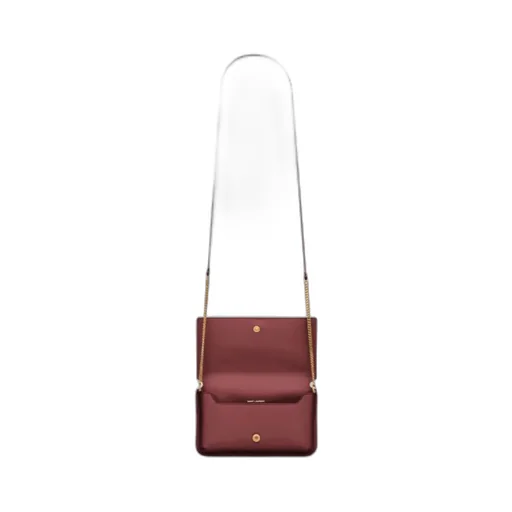 Cassandre Phone Holder In Smooth Leather
