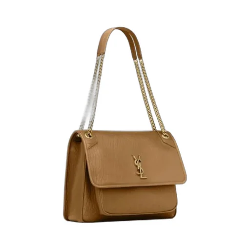 Niki Logo Plaque Shoulder Bag