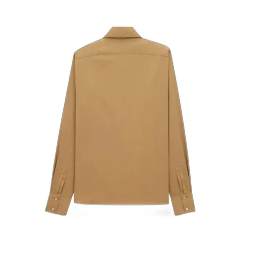 Gathered Blouse In Cotton Sateen