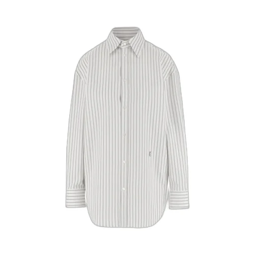 Striped Button-Up Shirt