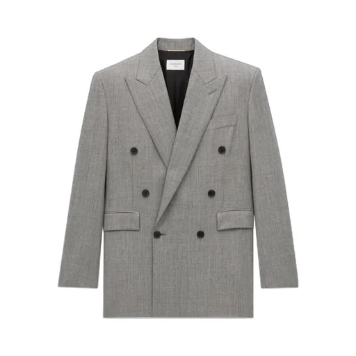 Double-Breasted Twill Jacket