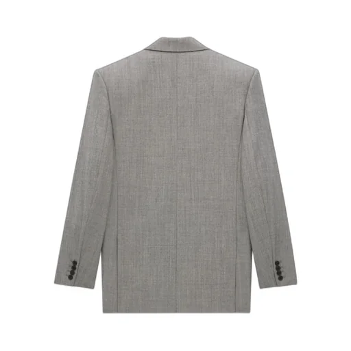 Double-Breasted Twill Jacket