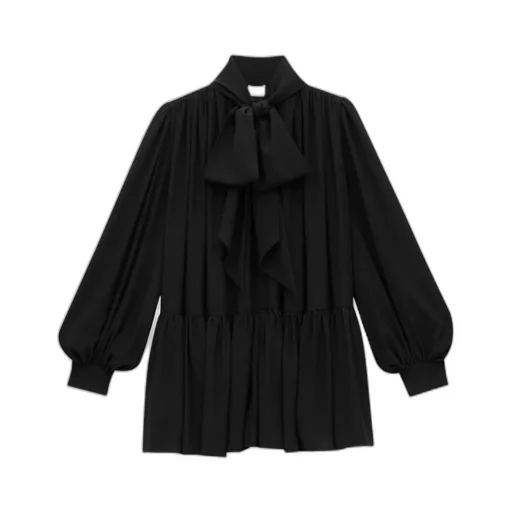 LavalliÈRe Dress In Silk Crepe De Chine