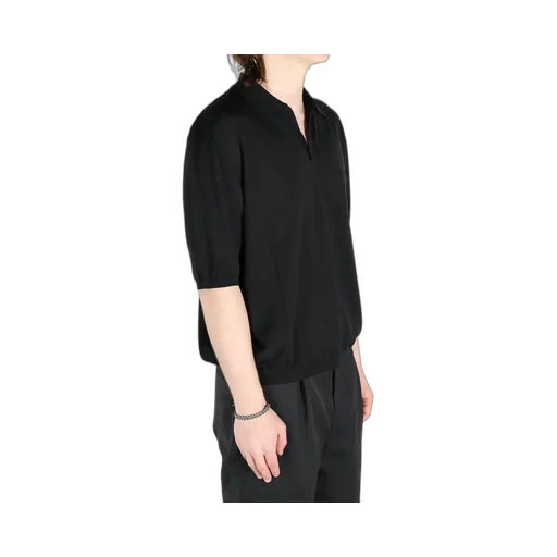 V-Neck Short-Sleeved Polo Shirt