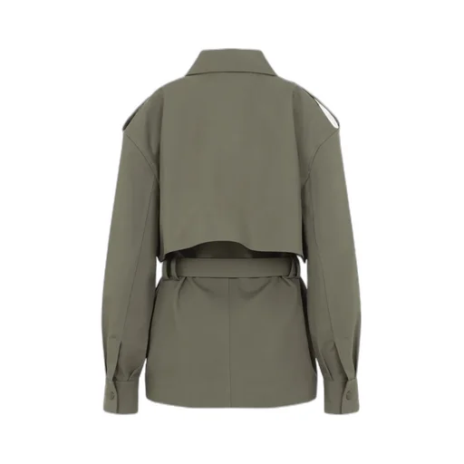Sahariana Button-Up Belted Jacket