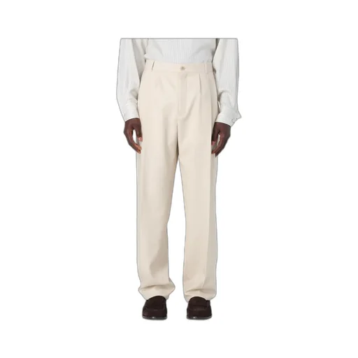 Pleat Detailed Straight Leg Pants