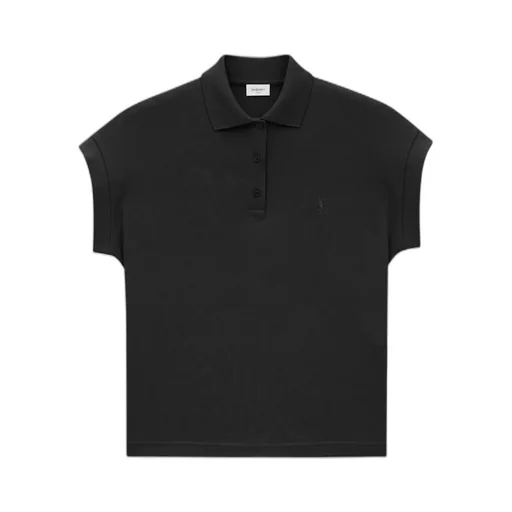 Cassandre Logo Embroidered Polo Shirt