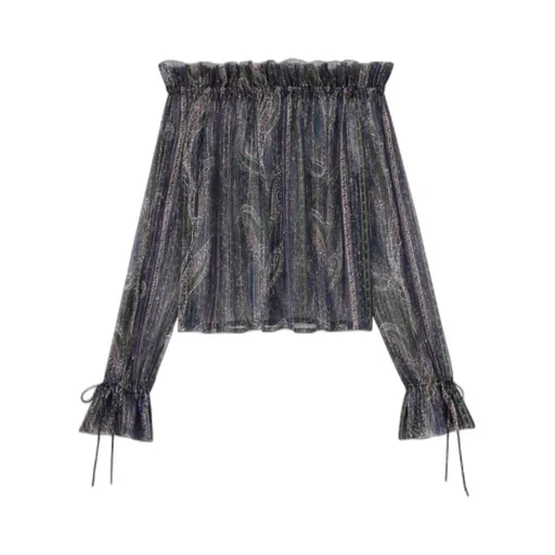 Ruffled Off-Shoulder Blouse