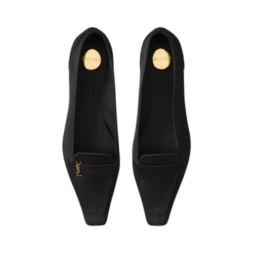 Poppy Ballerinas In Satin Crepe
