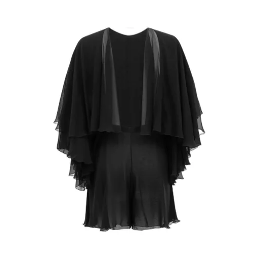 Ruffled Backless Jumpsuit