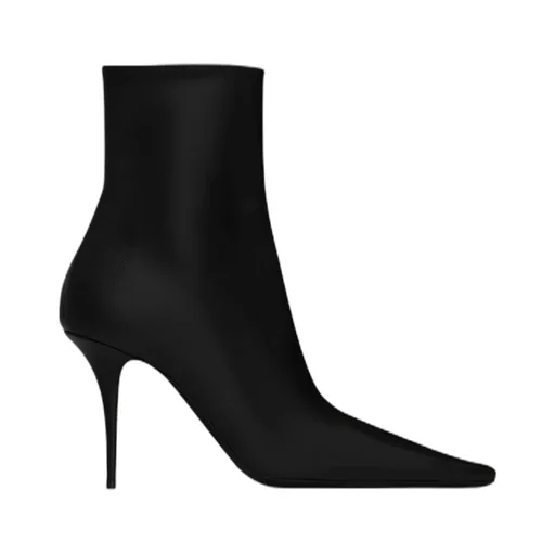Ashley Booties In Smooth Leather