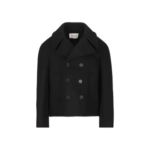 Double-Breasted Cropped Coat