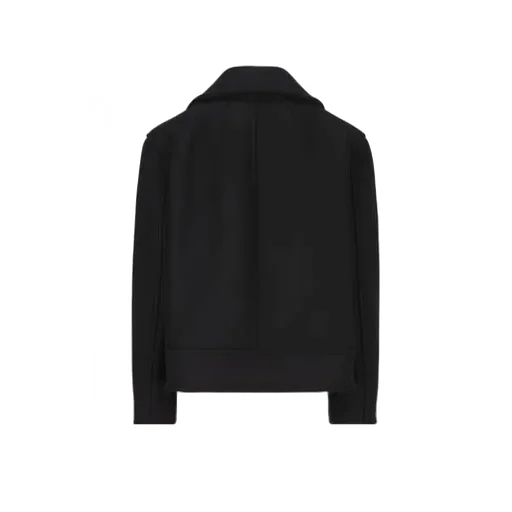 Double-Breasted Cropped Coat