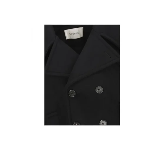 Double-Breasted Cropped Coat